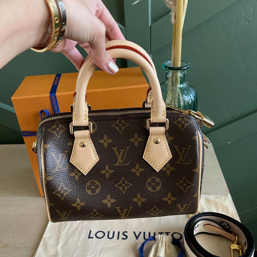 ❌SOLD❌NEW Louis Vuitton Speedy Bandouliere 20 Monogram Strap Black M45957 - Picture 6 of 14
